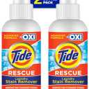 Tide Laundry Stain Remover Spray with Oxi, Travel Stain Remover for Clothes, Carpet, Upholstery, Pet Bedding, Stain Treater Spray for Tough Stains from, Coffee, Grease, 3 Oz (Pack of 2)