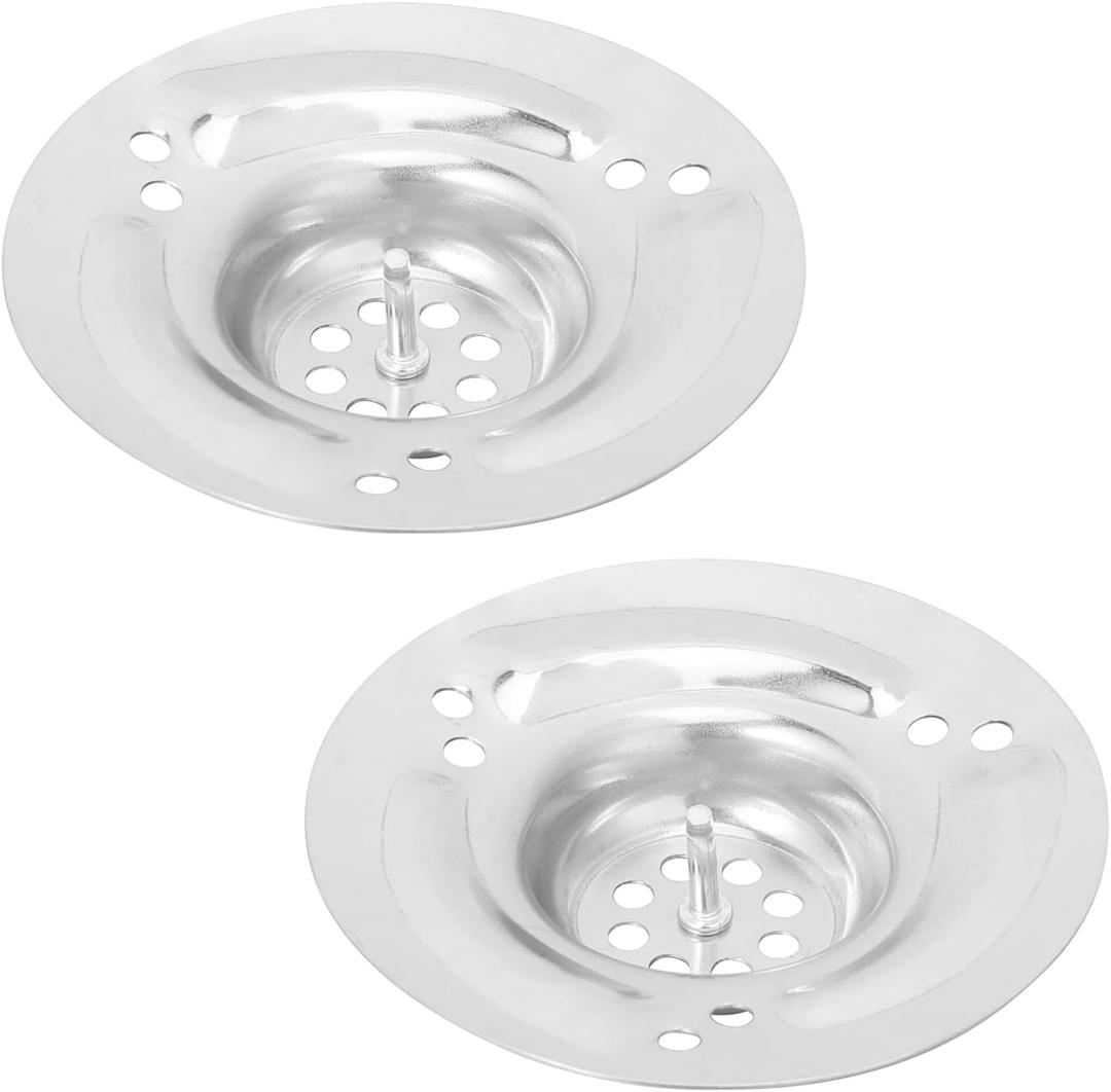 5 x ZPUFAW 2 Pack of Bathtub Drain Hair Catcher, Shower Drain Hair Catcher Shower Drain Strainer Easy Clean