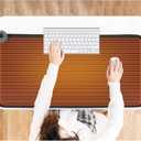 Mymyth Heated Desk Pad, Warm Mouse Pad, Foot Warmer  8 Speeds Heated Control with Digital Display  31.5‘’×17.5” Extended Edition Gaming Mouse Mat  Auto Shutoff