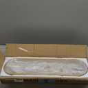 Becailyer Dimmable LED Ceiling Light, Modern Linear Metal Ceiling Lamp, 23.6" Flush Mount Ceiling Chandelier Lighting Fixture for Hallway Aisle Kitchen Dining Room, Gold