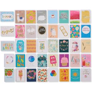 American Greetings All-Occasion Cards Assortment, Birthday, Thank You, Thinking of You, Congratulations & More (40-Count)