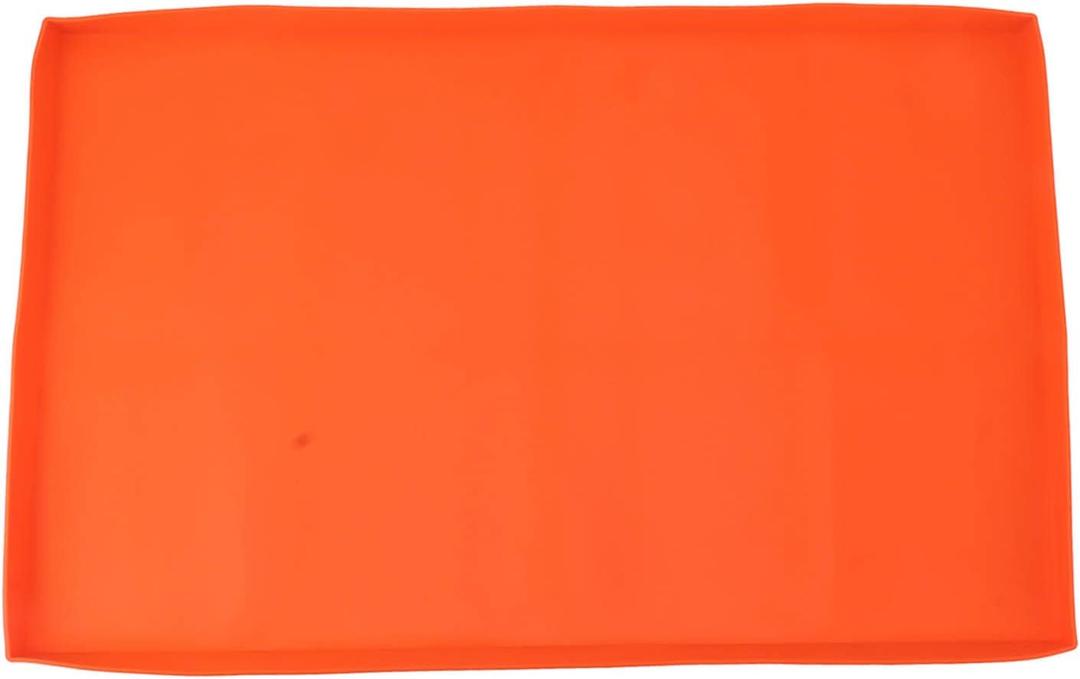 OUKENS Silicone Griddle Mat, Silicone Protective Mat Cover Grill Cover for Blackstone Griddle Top,Silicone Griddle Mat Cover Griddle Mat for Blackstone Grill (36 inches-Orange)