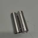 uxcell Rail Pipe Fitting 2-Way 100mm Length 202 Stainless Steel Straight Connector Brushed for 25mm/1" OD Handrail Railing 2 Pcs