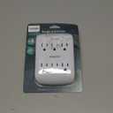 Philips 6-Outlet Extender Surge Protector, Wall Tap, 900 Joules, 3-Prong, Space Saving Design, Protection Indicator LED Light, ETL Listed, White, SPP3461WA/37