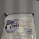 Cottington Lane Ruffled Bed Skirt Full Size with Split Corner, Brushed Microfiber Hotel Quality Ivory Dust Ruffle, 15 Inch Drop Gathered Bedskirt, Soft and Stylish, Shrinkage and Fade Resistant