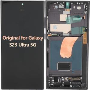 6.8 inch OLED for S23 Ultra, LED LCD Display Digitizer Assembly S23ultra 5G S918 S918U S918A S918W, LCD Screen Replacement with Frame, US Version