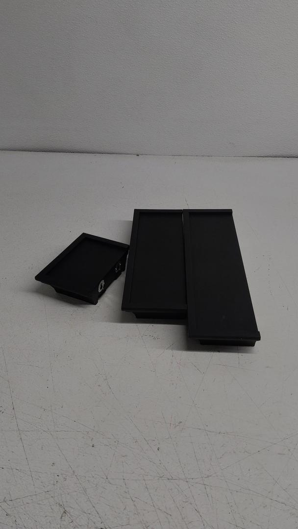 Floating Wall Shelves Sets 3 PCS with Invisible Bracket Picture Ledge Units and Storage,Office Wall Organizer (3, Espresso)