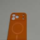 Miracase Magnetic for iPhone 17 Pro Max Case, Compatible with MagSafe, Integrated Silicone Camera Control Cover, 3.0mm Thicken Shockproof Drop Protection Phone Case for 17 ProMax, Orange