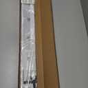 LazBlinds Cordless Cellular Shades, No Tools No Drill Blackout Honeycomb Shades Pleated Blinds for Windows, 34'' W x 72'' H, Silver White