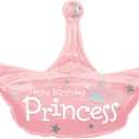 Mayflower Products Birthday Princess Crown Balloon