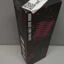 Small Dual Voltage Hair Dryer Brush (110-220V), Compact Light-Weight European Travel Blow Dryer Brush for Volume, Smoothness & Curls On The Go, One Step Travel Hair Tools, Incl. Pouch & EU Plug (Dark Black)