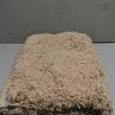 Small Bathroom Rug 17x24 Non Slip Beige Fluffy Bath Mat for Bathroom Floor Washable Plush Luxury Bath Rug for Tub Soft Shaggy Absorbent Shower Mat