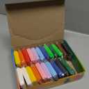 Pepy Plastilina Reusable and Non-Drying Modeling Clay Gift Set; Set of 24 Bars, 1.4 Ounce Each, 2 Each of 12 Colors, Perfect for Arts and Crafts Projects, Multicolor