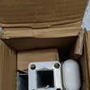 Adjustable Handrails for Outdoor Steps – White Metal Stair Railing with Installation Kit, 3 Steps Handrail or Horizontal Use, Wrought Iron Hand Rails for Outdoor Steps White