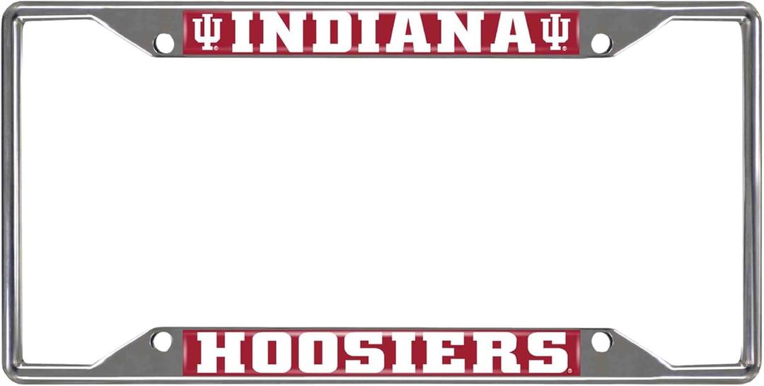FANMATS NCAA Chrome Metal License Plate Frame (One Size)