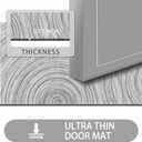 Ultra Thin Indoor Door Mat, 1/10 in Thin Door Mats for Inside Entry