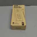 DOACE Recessed Power Strip with 18W USB C Fast Charging Conference Recessed Outlet,Space-Saver for Furniture Side Table,2 AC Outlets,3 USB Ports,6ft Cord, 45 Thin Flat Plug, White