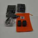 Tagging Gun for Clothing, (Not Stitch Gun) 2206 Pcs Price Tag Attacher Gun Kit with 6 Steel Needles 2000 pcs 2" Black Barbs Fasteners & 200 Tags, Clothing Tagging Gun Retail for Warehouse Consignment (2000 Black Fasteners + 200 Black Tags)