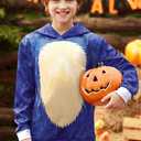 Unisex Kids Halloween Funny Hoodies Cute Print Pullover with Pocket 4-14 Years (L)