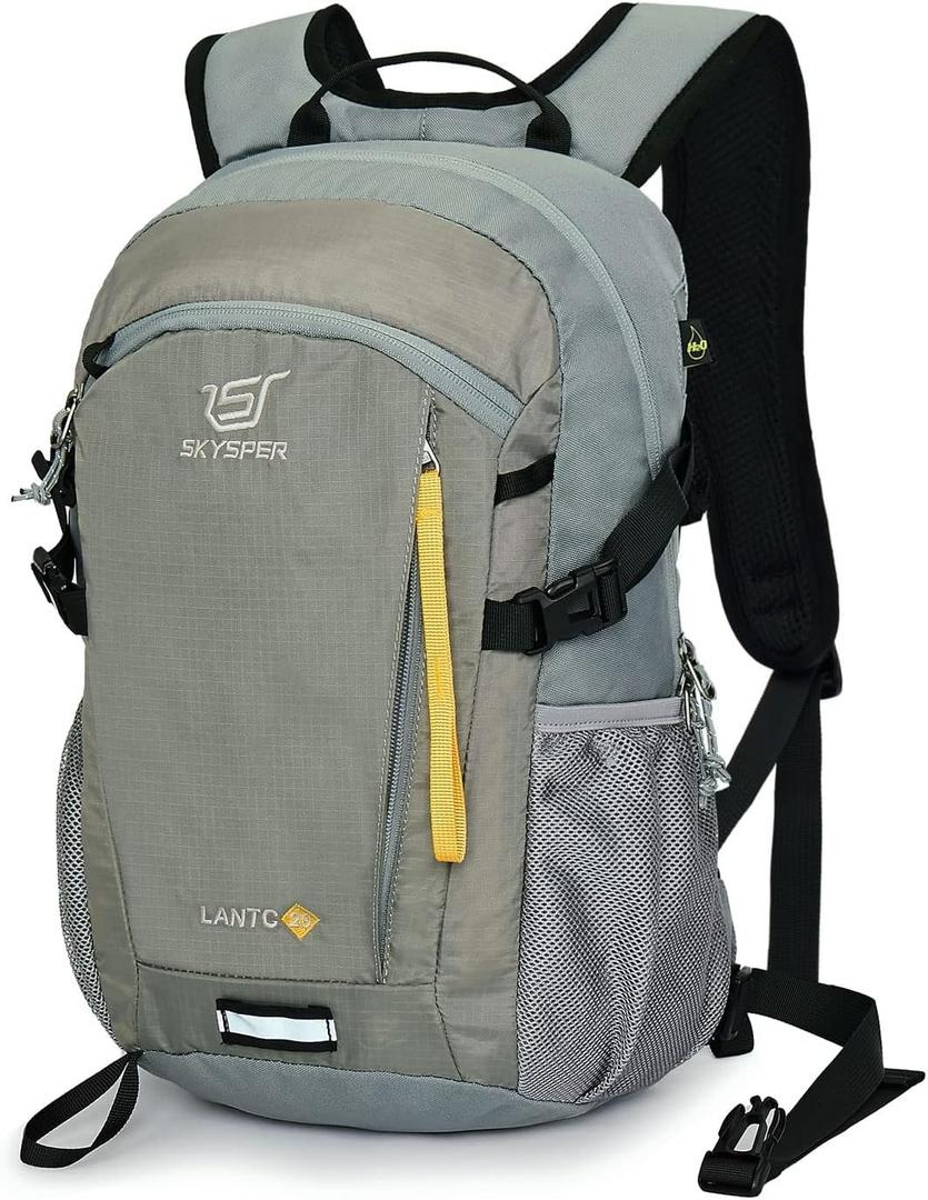SKYSPER Small Hiking Backpack, 20L Lightweight Travel Backpacks Hiking Daypack for Women Men (Lantc20-celadongreen)
