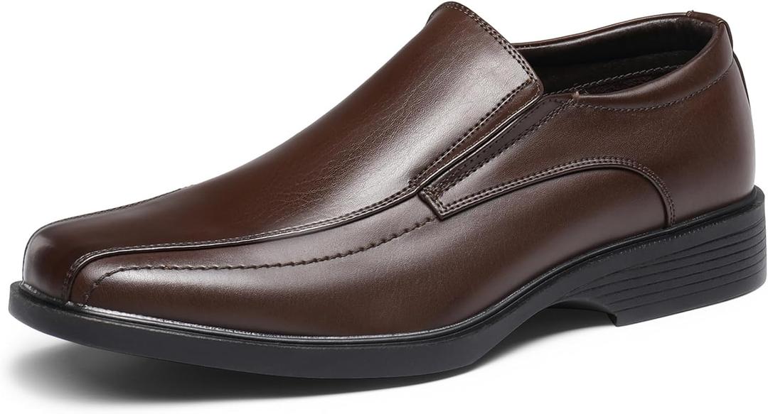 Bruno Marc Men's Square Toe Dress Loafers Formal Shoes, 9.5W