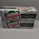 2 x Canada Dry Zero Sugar Ginger Ale Soda, 12 fl oz cans, 12 pack (EXP 10/26/26)