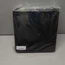 Large Cork Board Felt Wall Tiles, 47"x35" 12 Pack Felt Bulletin Board Pin Board with 48 Safe Removable Adhesive Tabs, 60 Push Pins, Alternative Cork Board for Walls Home Office (Black)