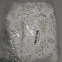 Yoofoss Waterproof Crib Mattress Protector 2 Pack, Quilted Crib Mattress Pad Cover Ultra Soft and Breathable, Machine Washable Toddler Mattress Protector for Standard Baby Crib Size 52''x28'' (Green & Leaves)