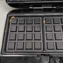 OSTBA Panini Press Grill with Adjustable Temperature, 4-Slice Indoor Grill, 180 Open Sandwich Maker with Drip Tray, Non-Stick Plates, Stainless Steel, 1200W