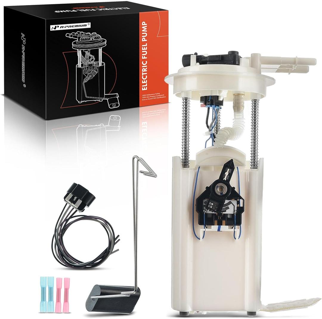 A-Premium Electric Fuel Pump Module Assembly with Pressure Sensor | Compatible with Cadillac Escalade & Chevrolet Tahoe V8 4.8L 5.3L & GMC Yukon, V8 4.8L 5.3L 6.0L, GAS, E3508M, Sending Unit
