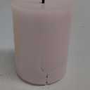 Hiboom 3 Pcs LED Flameless Pillar Candles Pink Flameless Candles Real Wax Multicolor Fake Battery Operated Wedding Decor, H 3.94" 4.92" 5.91" x D 2.95"(Pink, Blue, Yellow)