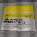 Microwave Steam Sterilizer Bags 20pc for Baby Bottles, Soothers, Teethers, Breast Pump Parts, Training Cups, Accessories, Reusable Large Bags, 20 Uses Per Bag, Easy Tracking System