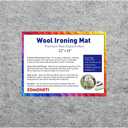 ZOMONETI 15" x 12" Wool Pressing Mat 100% New Zealand Felted Wool Ironing Mat Pad Blanket for Quilter, Sewing, Quilting Supplies and Notions