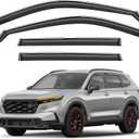 Window Deflectors Smoke Tinted in-Channel Side Window Vent Visor Deflectors Rain Guards Compatible with Honda CR-V (CRV) 2023-2026 - 4pcs. GW0816