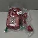 Sangyn Vintage Corded Phones for Landline Old Telephone with Mechanical Ringer Receiver Volume Adjustable Retro Analog Desk Phone for Home House School, Red