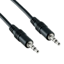 Length Cable, 3,5 Ft, Audio Cable , Black, 3 pcs