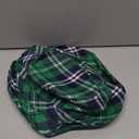 Green Plaid Fedora Hat Costume Accessory for Men, Women and Kids
