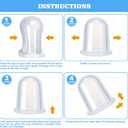 Silicone Cupping Therapy Set - Cupping Kit for Massage Therapy - Cellulite Remover Cupping Set - Anti Cellulite Cup Massager, Vacuum Suction Massage Cups for Cellulite Reduction