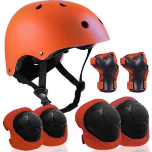 Adjustable Helmet for Ages 5-16 Kids Toddler Boys Girls Youth,Protective Gear with Elbow Knee Wrist Pads for Multi-Sports Skateboarding Bike Riding Scooter Inline skatings Longboard Roller Skate Small