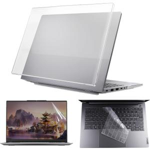 Laptop Case Set for 2026 2025 ThinkBook 14 Gen 9/8 (14) Scratch-Resistant & Drop-Resistant Hard Shell Frosted Transparent Protective Cover + Keyboard Cover + Screen Film