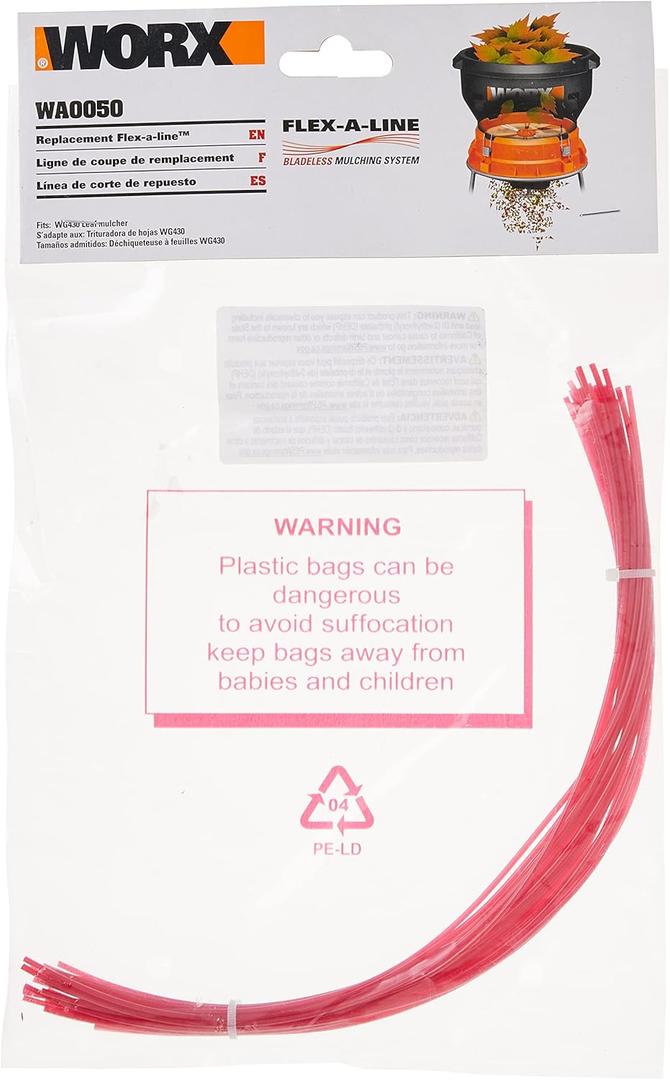 WA0050 Flex-A-Line 24-Pack 13" Replacement Line for WG430 Electric Leaf Mulcher