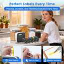 Classic Color BZ Tapes for D210S H1100 E1000 Label Maker, 12mm 0.47 Laminated CHIP Label Tapes Refills, Black(3B35Z) Red(3B41Z) Blue(3B51Z) Yellow(3B61Z) Green(3B71Z), 5-Packs