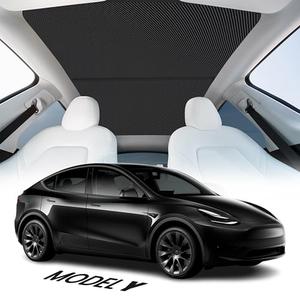 Econour Tesla Model Y Roof Sunshade, Panoramic Roof Window Insulation UV Rays Protection Sun Shade for 2020 2021 2022 2023 Tesla Model Y Accessories Econour Tesla Model Y Roof Sunshade, Panoramic Roof Window Insulation UV Rays Protection Sun Shade for 2020 2021 2022 2023 Tesla Model Y Accessories