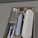 Oral-B iO Deep Clean Rechargeable Electric Powered Toothbrush, Icy Blue with iO Series 3 Limited, 2 Brush Heads and Travel Case - Pressure Sensor to Protect Gums - 3 Cleaning Settings - 2 Minute Timer (1 Count (Pack of 1))