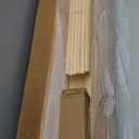 Kids Bookshelf, 3 Tier Shelves Behind The Door Book Shelf Storage, Children's Solid Wood Bookcase Space- Saving, Wall Mount Bookshelf for Bedroom, Living Room, Office and NurseryNatural Wood