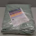 BGment Thermal Insulated 100% Blackout Curtains for Bedroom with Black Liner, Double Layer Full Room Darkening Noise Reducing Grommet Curtain (52 x 63 Inch, Frosty Green, 2 Panels)