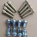 (3/8-24 * 1.75") Front Wheel Studs Bolts 7517871 with Lug Nuts Replacement for 2011-2014 Polaris RZR 900 UTV; RZR 4 800 2010-2014