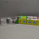 Bird Feeders for Outdoors (Green) Squirrel Proof Hanging Bird Feeder with Locking Lid & Adjustable Hanger, Chew-Proof, Weather Resistant 15 Inches 6 Port