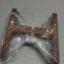 Natural Bamboo Plant Stand Indoor, Adjustable Plant Shelf Indoor Fits 8-12 Inch Pots, Mid Century Modern Decor to Refresh Your Space(Pot & Plant Not Included)