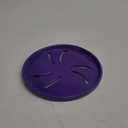 Indestructible Flying Disc, Interactive Dog Toy - Soft, Lightweight Fetch Toy for Medium Large Dogs - Floats in Water & Safe on Teeth, 9 inch (Large, Purple)